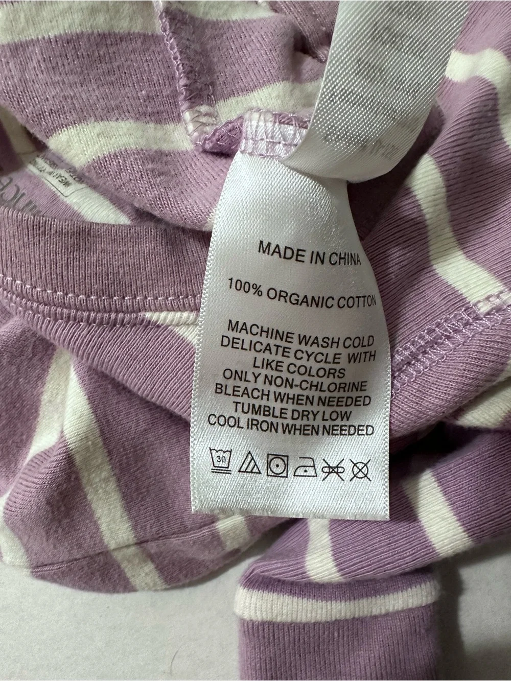 QUINCE 100% Organic Cotton One Piece Pajamas 3-6 Months